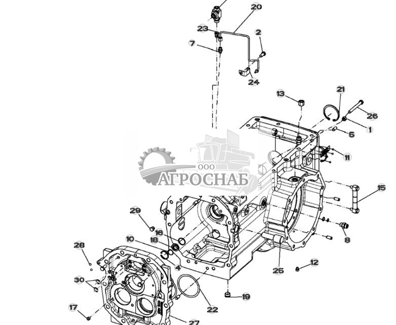 ГРУППА КАРТЕРА КОРОБКИ ПЕРЕДАЧ В БЛОКЕ С ТРАНСМИССИЕЙ (YZ91439) (НЕ MFWD) (PRT) MRTPSN1SB - ST305155 286.jpg